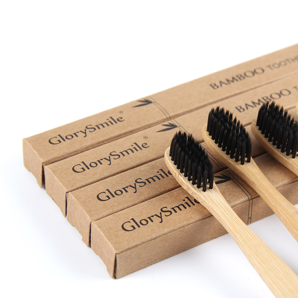 Bamboo Toothbrush Set - 1/4 Pcs Bamboo Toothbrushes - BPA