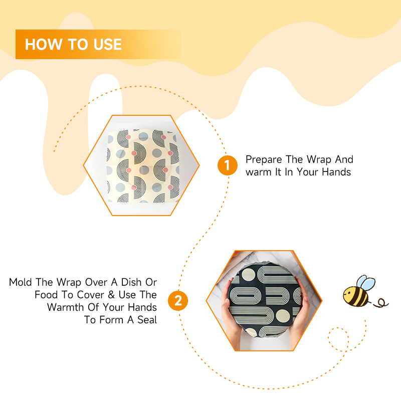 3 Sizes(S,M,L) Organic Beeswax – обзор и цена Beeswax Food Cover