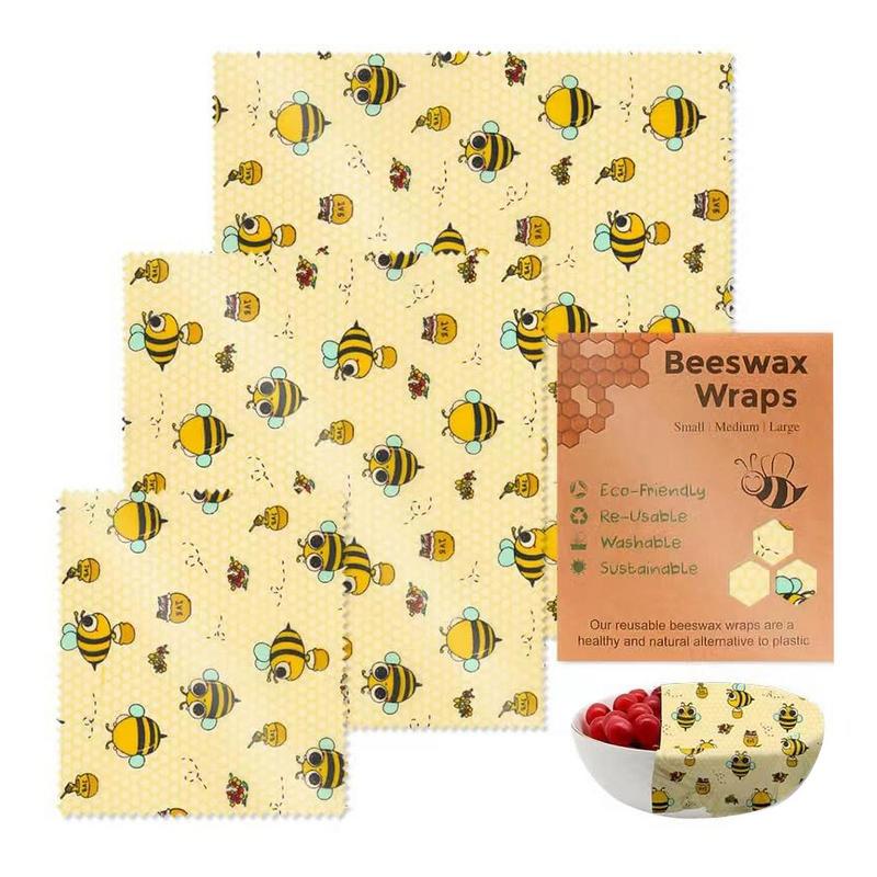 3pcs Reusable Food Fresh Keepi – обзор и цена Beeswax Food Cover