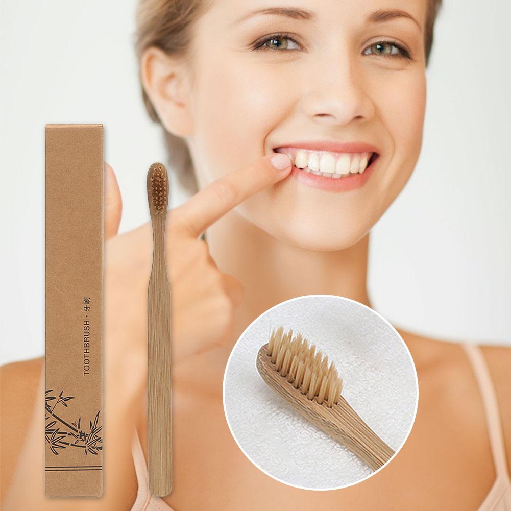 30pcs Bamboo Disposable Toothb – обзор и цена Bamboo Toothbrush Set