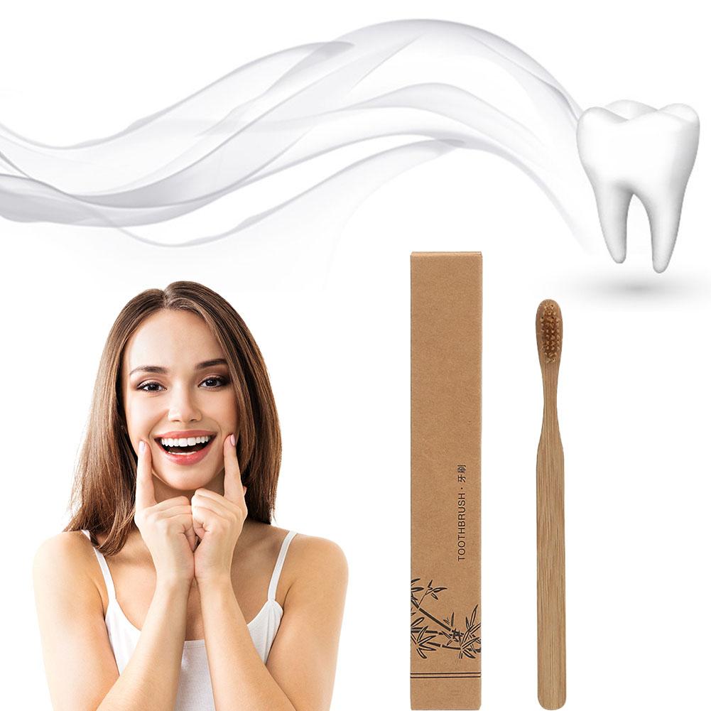 30pcs Bamboo Disposable Toothb – обзор и цена Bamboo Toothbrush Set