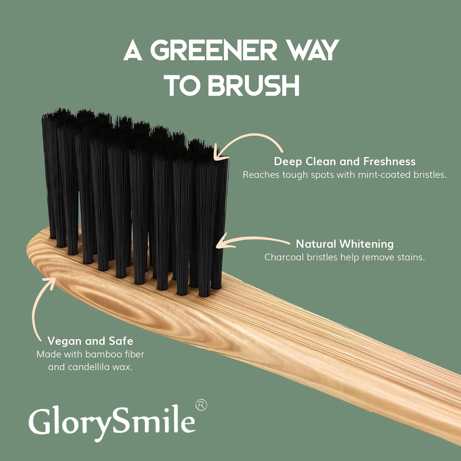 1/4 Pcs Bamboo Toothbrushes -  – обзор и цена Bamboo Toothbrush Set