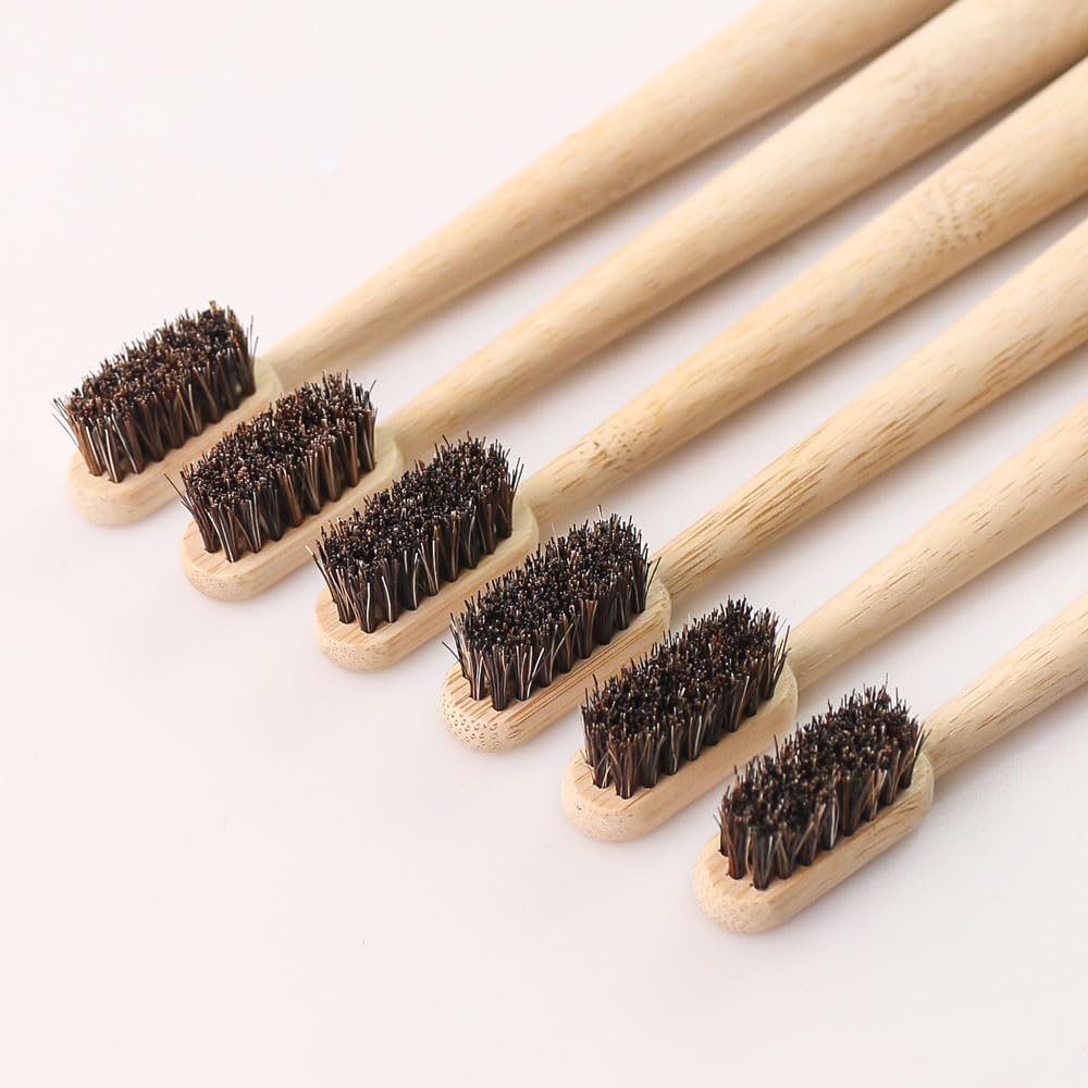 5Pcs Horsehair Bamboo Toothbru – обзор и цена Bamboo Toothbrush Set