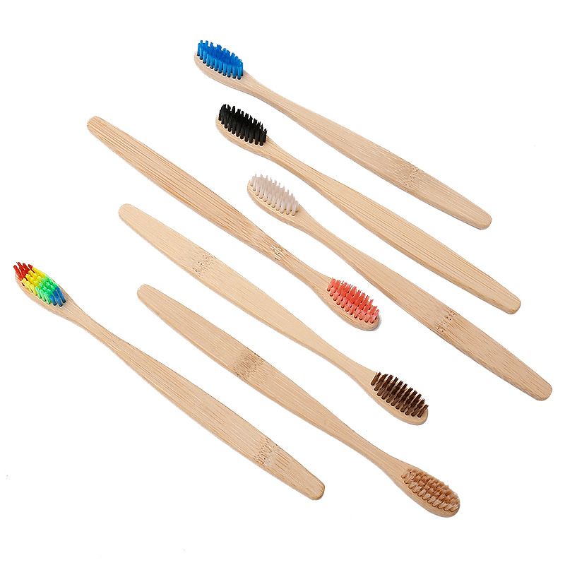 5/10/20/30Pcs Colorful Bamboo  – обзор и цена Bamboo Toothbrush Set