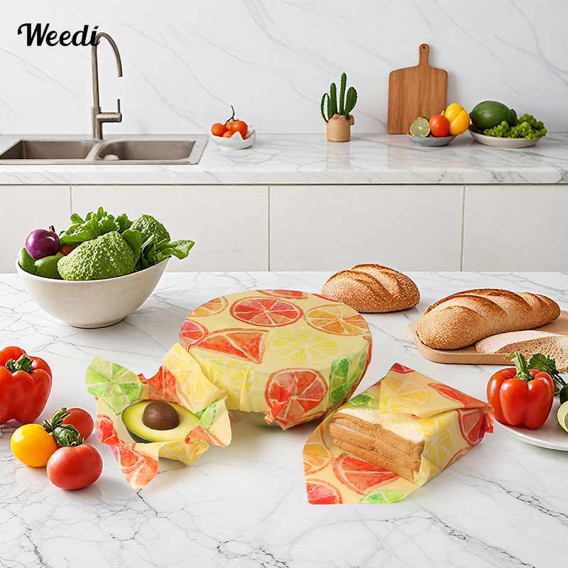 WEEDI 6PCS Plastic-Free Reusab – обзор и цена Beeswax Food Cover