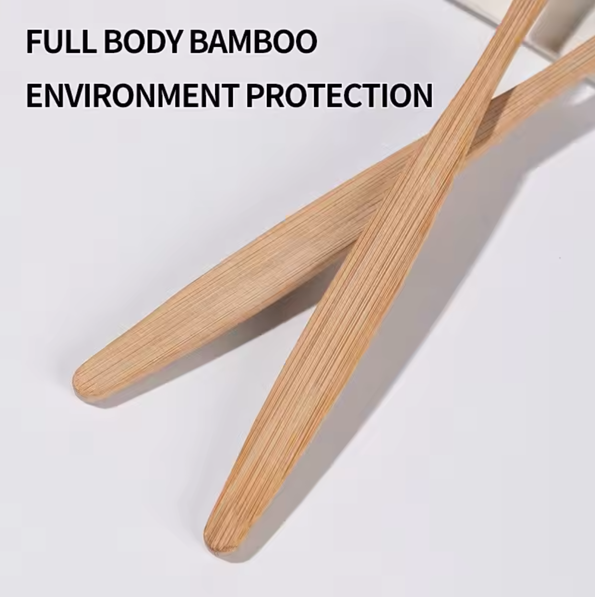 Single Cowhide Wrapped Bamboo  – обзор и цена Bamboo Toothbrush Set