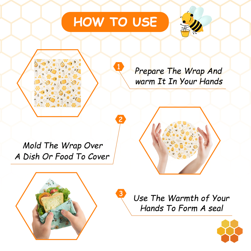 WEEDI 3Pack Reusable Beeswax W – обзор и цена Beeswax Food Cover