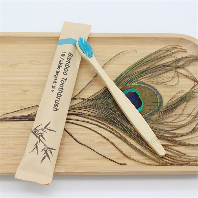 50/100Pcs Customisable Logo So – обзор и цена Bamboo Toothbrush Set