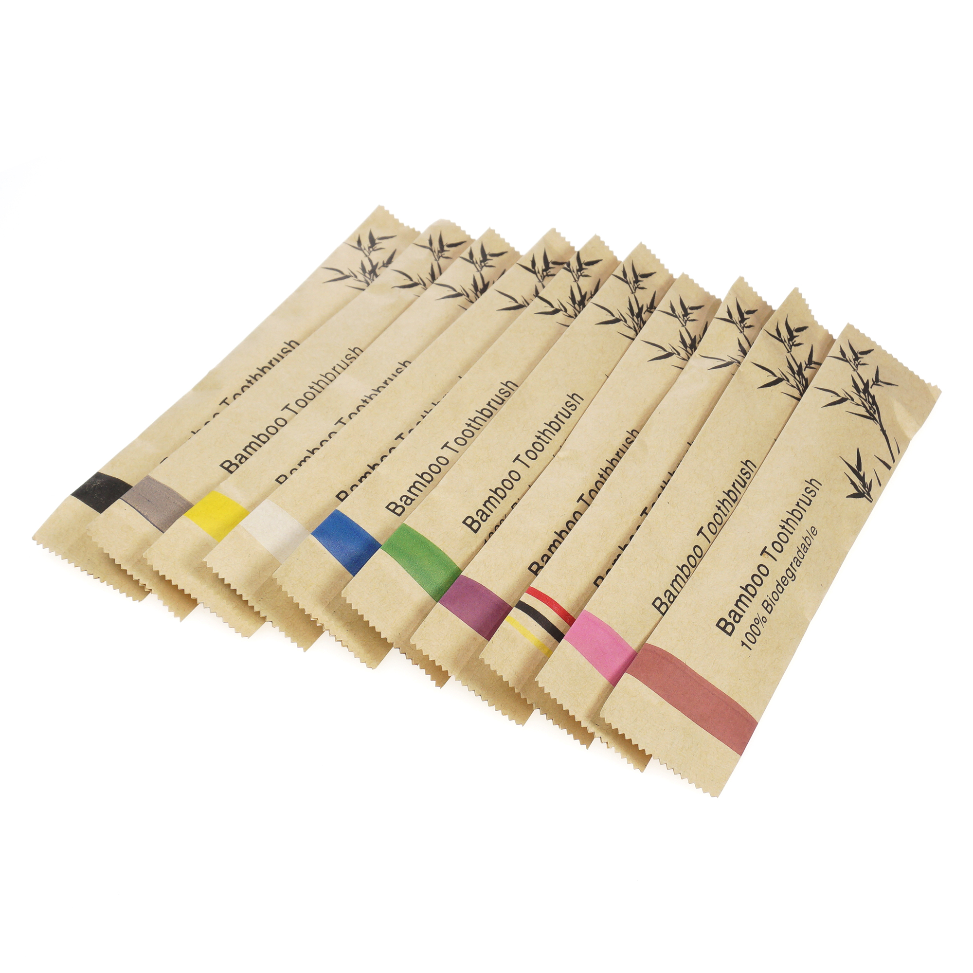 20Pcs Children's Colorful Toot – обзор и цена Bamboo Toothbrush Set