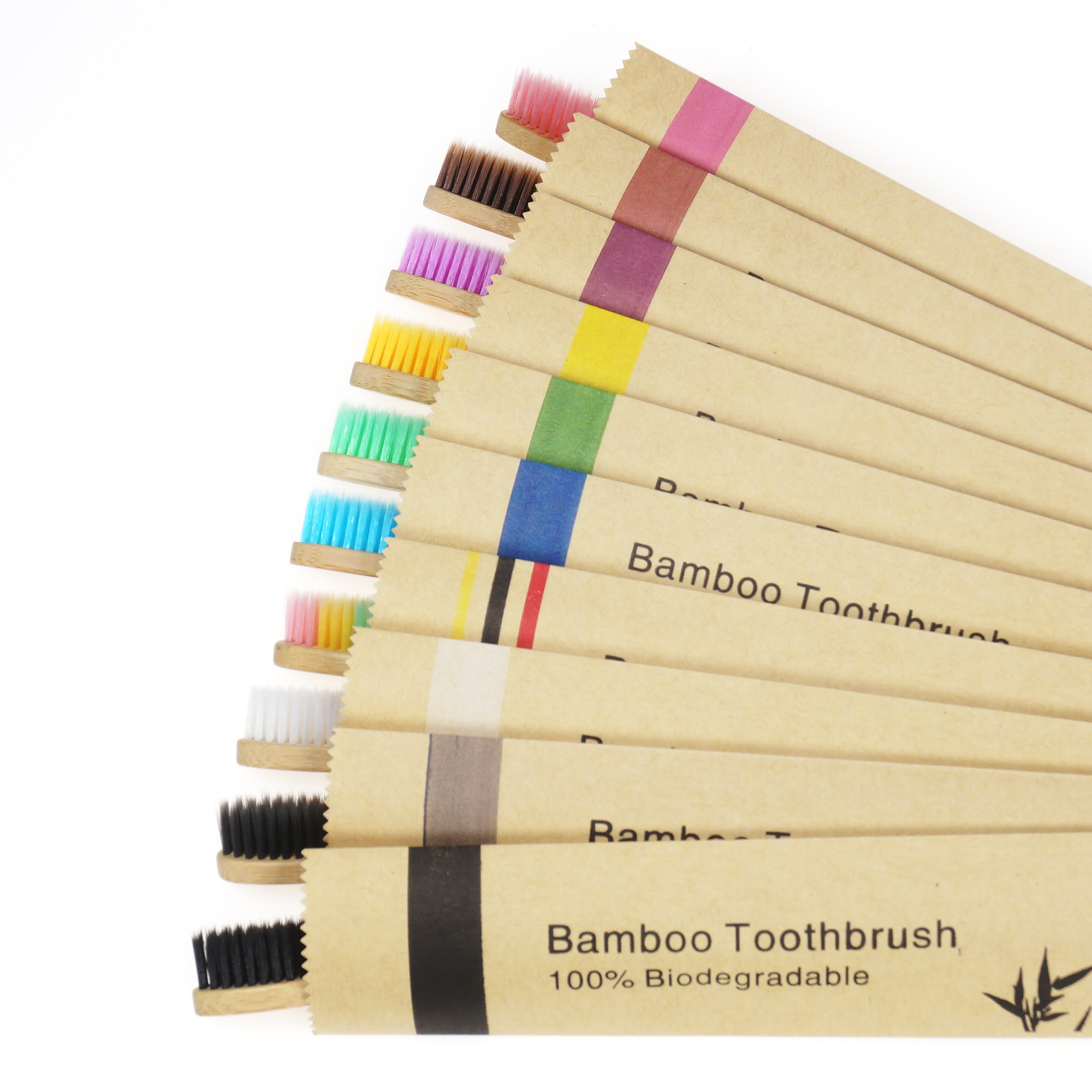20Pcs Children's Colorful Toot – обзор и цена Bamboo Toothbrush Set