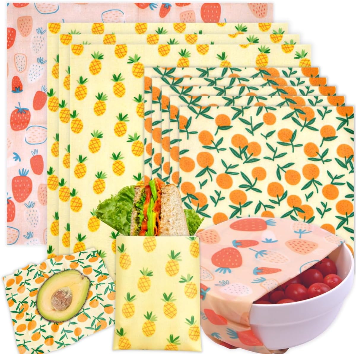 Reusable Beeswax Wrap Eco-Frie – обзор и цена Beeswax Food Cover