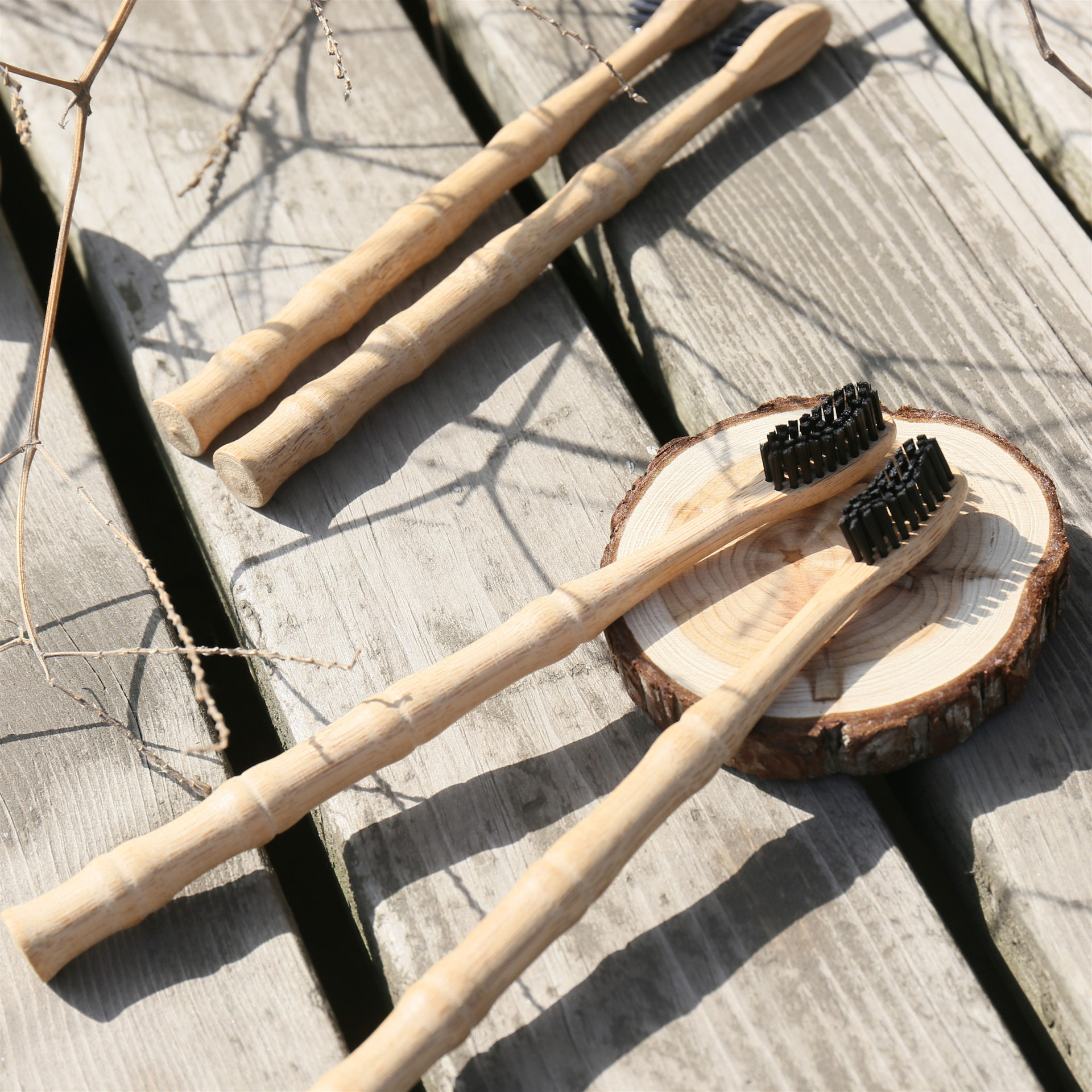 1/2/5 Pcs Natural Biodegradabl – обзор и цена Bamboo Toothbrush Set