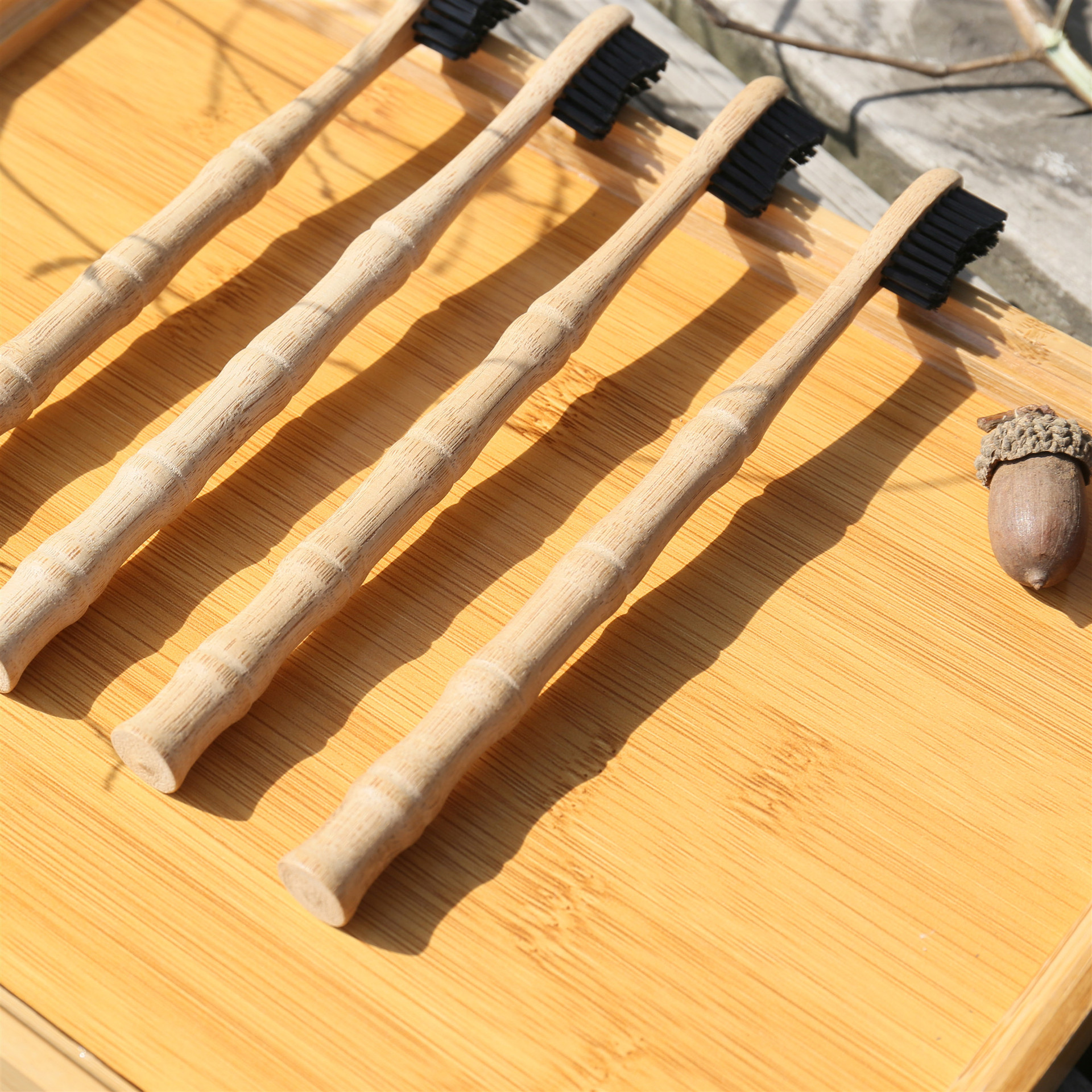 1/2/5 Pcs Natural Biodegradabl – обзор и цена Bamboo Toothbrush Set