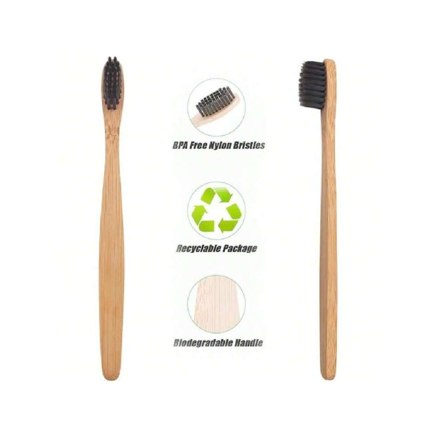 【New style】HandH Pets Bamboo T – обзор и цена Bamboo Toothbrush Set