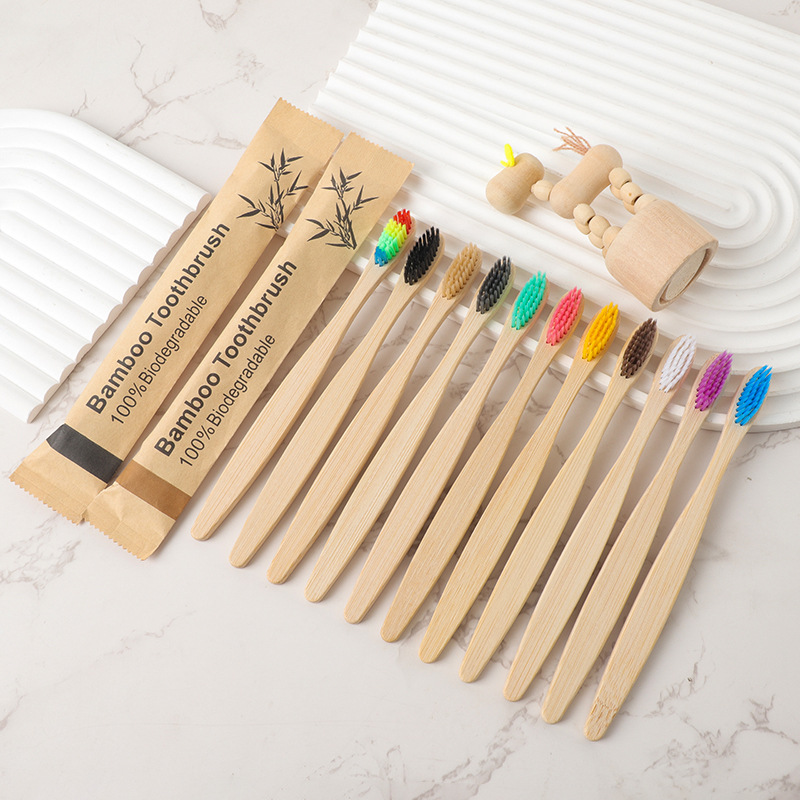 Bamboo Toothbrush Set Natural  – обзор и цена Bamboo Toothbrush Set