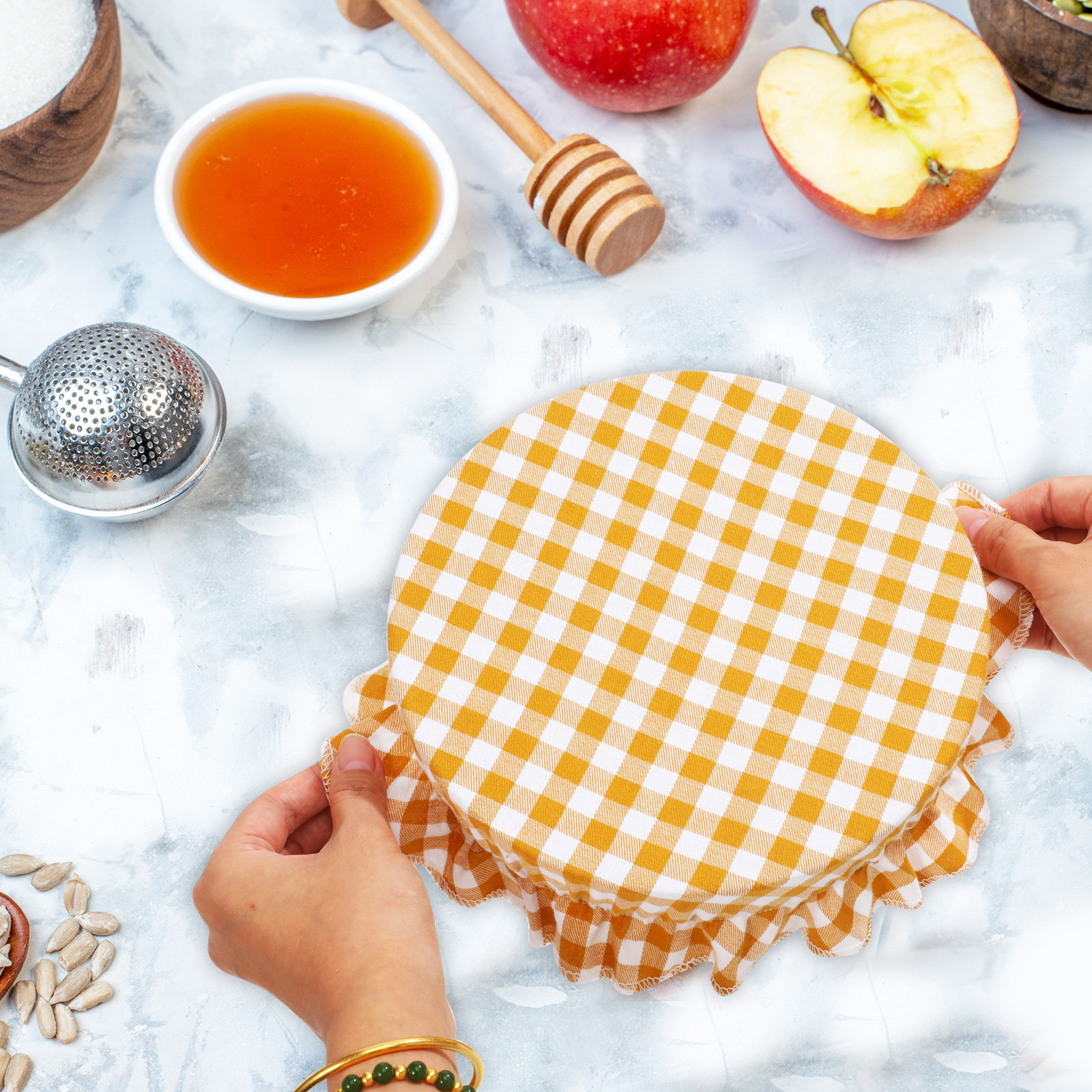 1 Set Reusable Beeswax Linen S – обзор и цена Beeswax Food Cover